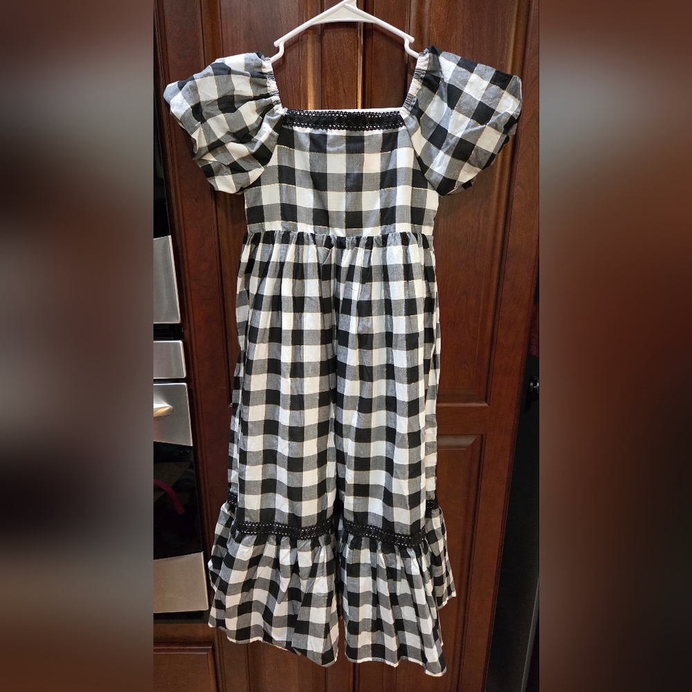 Black and White Checkered Dress